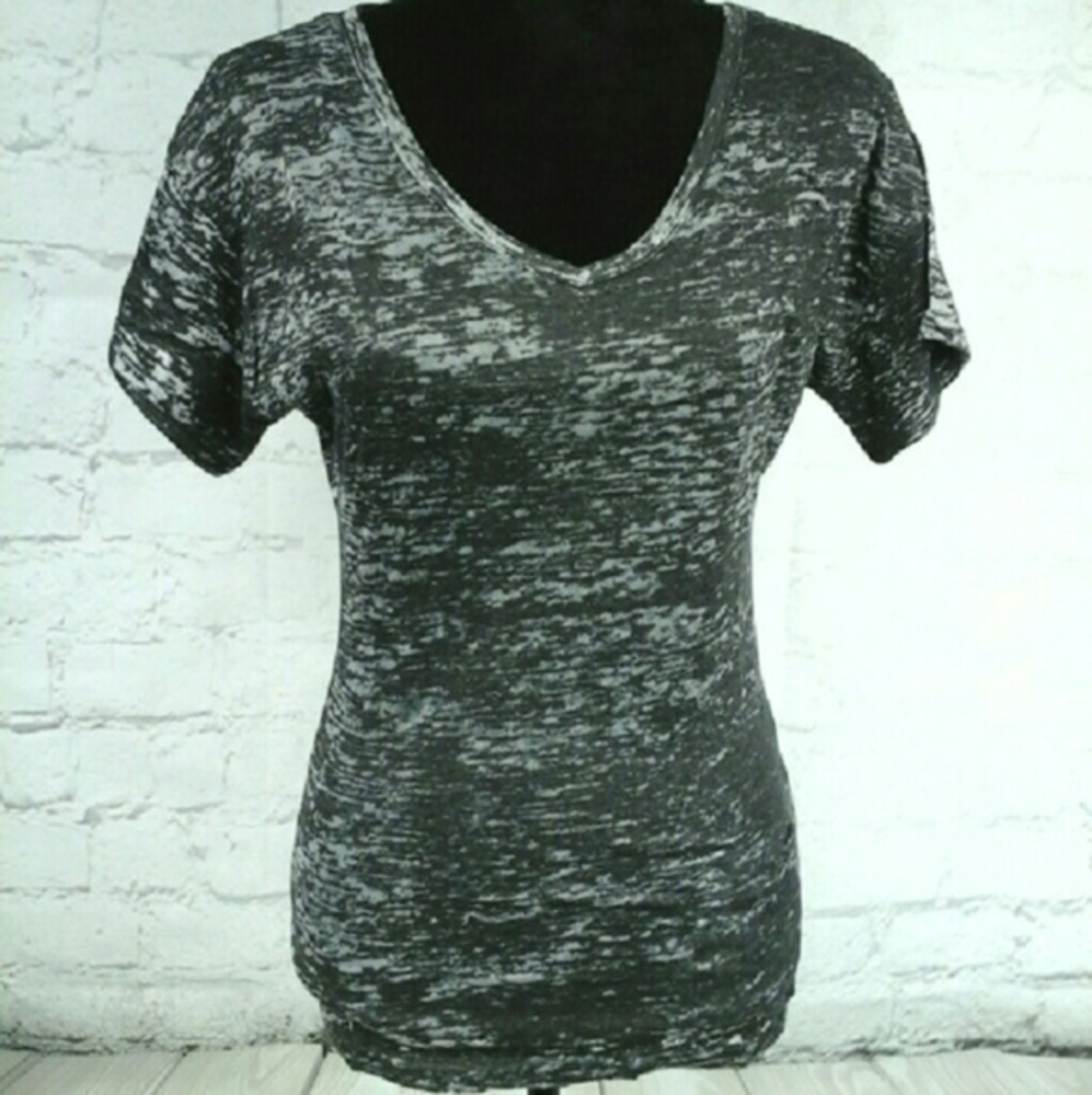 Stylish Charcoal Short Sleeve Top